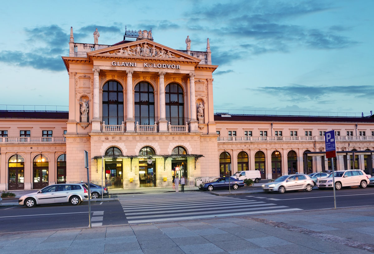 maut1.de Blog - Hauptbahnhof in Zagreb, Kroatien